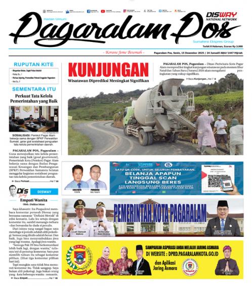 Pagaralam Pos, 15 Desember 2025