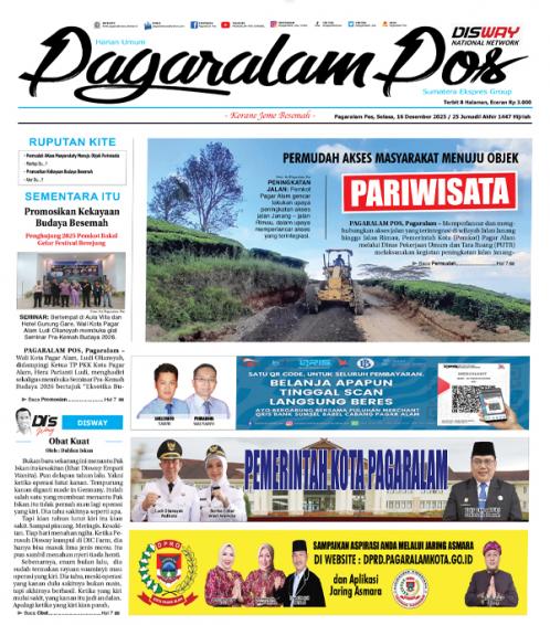 Pagaralam Pos, 16 Desember 2025