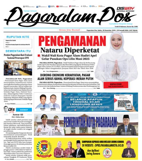 Pagaralam Pos, 20 Desember 2025