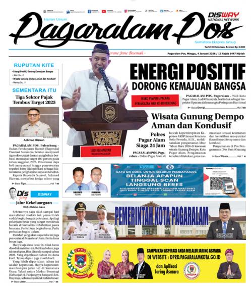 Pagaralam Pos, 4 Januari 2026