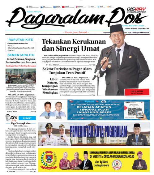 Pagaralam Pos, 5 Januari 2026