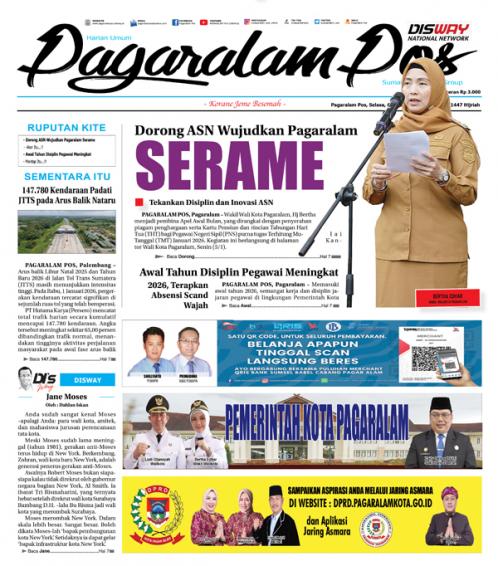 Pagaralam Pos, 6 Januari 2026