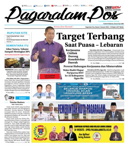 Pagaralam Pos, 8 Januari 2026