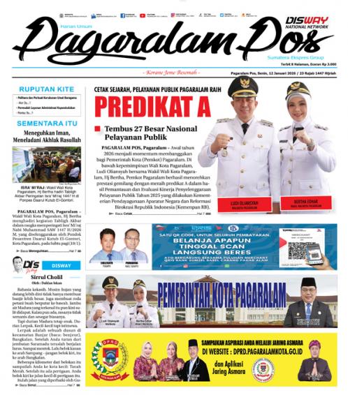 Pagaralam Pos, 12 Januari 2026