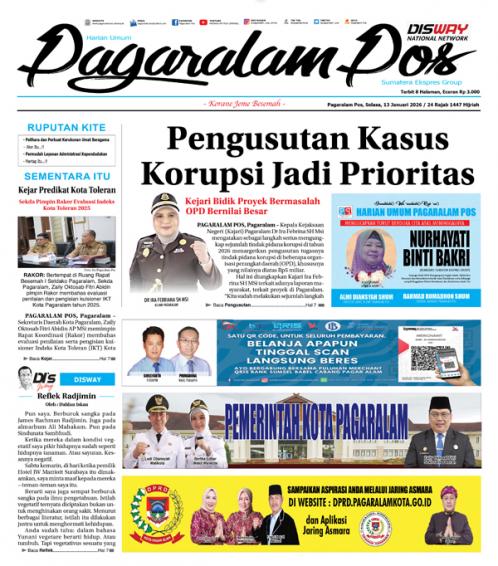 Pagaralam Pos, 13 Januari 2026