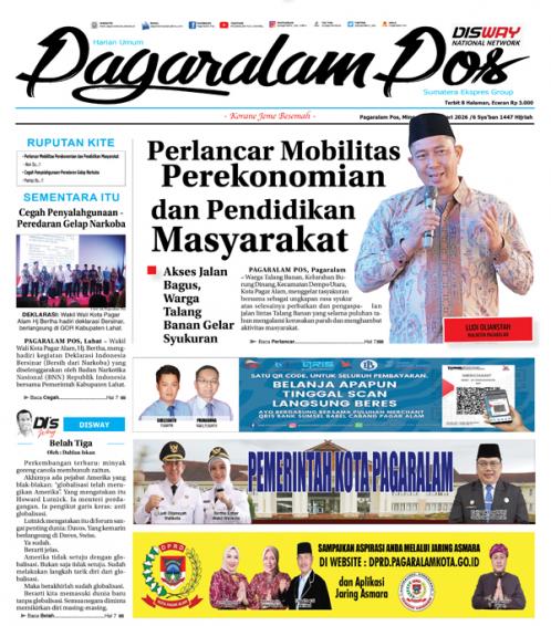 Pagaralam Pos, 25 Januari 2026