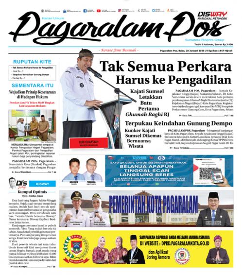 Pagaralam Pos, 28 Januari 2026