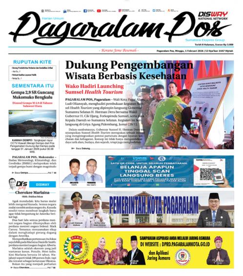 Pagaralam Pos, 1Februari 2026