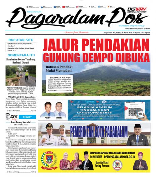 Pagaralam Pos, 28 Maret 2026