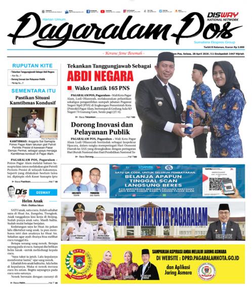Pagaralam Pos, 28 April 2026
