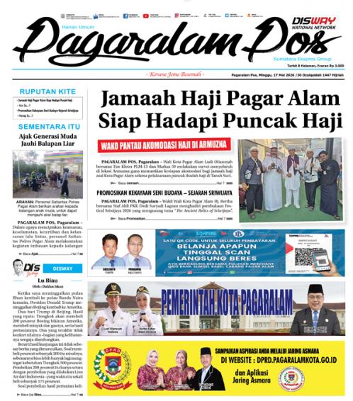 Pagaralam Pos, 17 Mei 2026