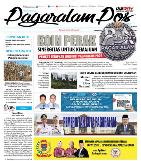 Pagaralam Pos, 18 Mei 2026