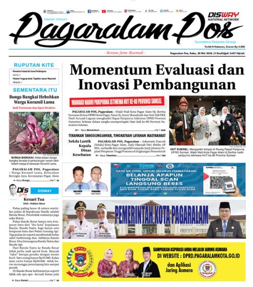 Pagaralam Pos, 20 Mei 2026