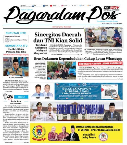 Pagaralam Pos, 2 Juni 2026