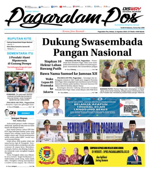 Pagaralam Pos, 11 Agustus 2026