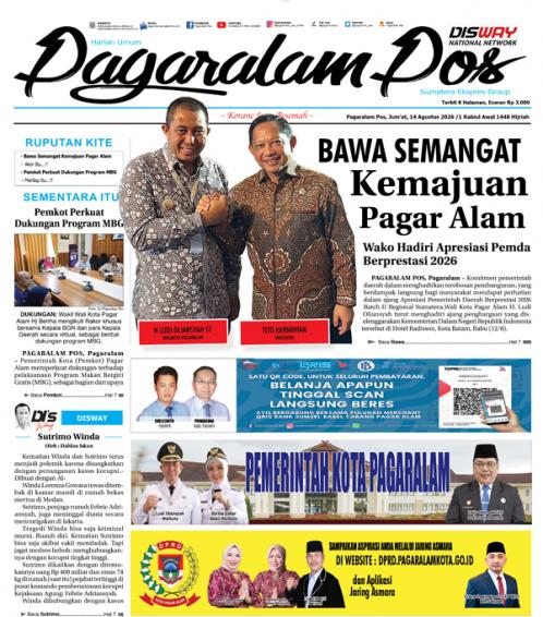 Pagaralam Pos, 14 Agustus 2026