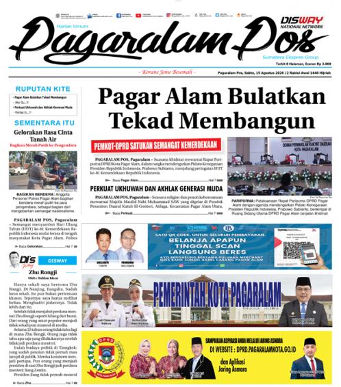 Pagaralam Pos, 15 Agustus 2026
