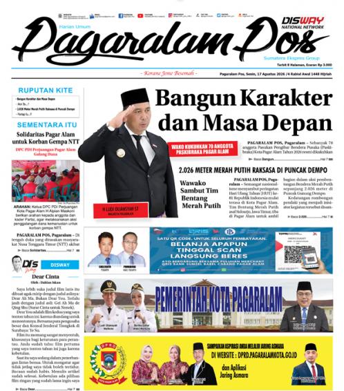 Pagaralam Pos, 17 Agustus 2026