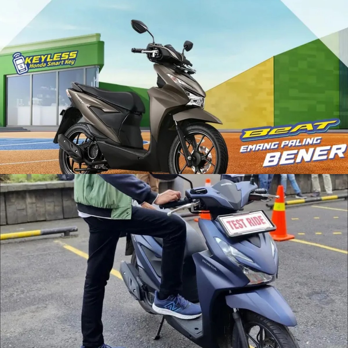 Honda BeAT Deluxe Smart Key 2026, Skutik 110cc Modern dengan Fitur ...