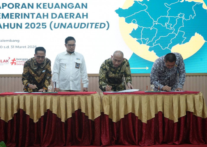  Pemkot Pagar Alam Sampaikan Laporan Keuangan 2025 ke BPK