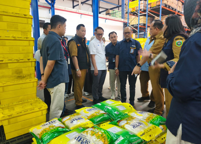  Stok Beras Premium Menipis, Pemprov Sumsel Sidak Pasar dan Cek Pabrik
