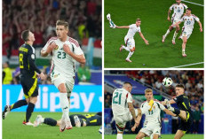 Hasil EURO 2024 - Hungaria Pukul Skotlandia dengan Gol Menit 100