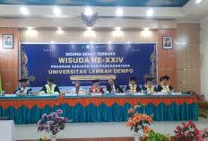 Wisuda ke-XXIV Universitas Lembah Dempo Berlangsung Sukses