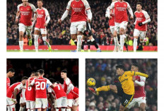 Liga Inggris - Arsenal Berhasil Atasi Wolves, Peluang Juara Musim Ini Masih Terbuka Lebar