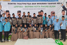 BKPRMI Kota Pagaralam Wisuda 286 Santri, Dorong Lahirnya Pemimpin dari Masjid