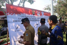 Deklarasikan Keselamatan Berlalu Lintas Menuju Pilkada Damai