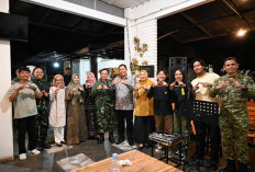 Ketua TP PKK Pagaralam Hadiri Jamuan Makan Malam Bersama Pangdam II/Sriwijaya