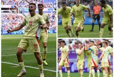 Olimpiade 2024 - Gelandang Barcelona Bawa Spanyol ke Semifinal