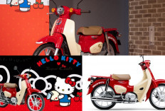 Honda Super Cub Edisi Hello Kitty, Lebih Irit dari BeAT! Begini Penampakannya!