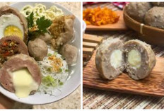 Coba Yuk! Kejutan Lumer Mozzarella dalam Bakso Pedas Rasanya Juara