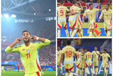 Hasil Euro 2024 -  Spanyol Sempurna di Fase Grup