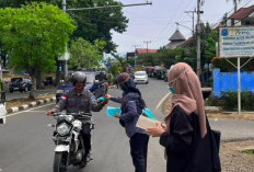 Puskesmas Perandonan Bagikan Masker Gratis