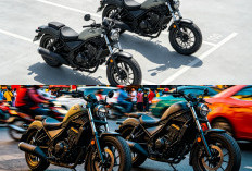 Honda Rebel 500 & 1100: Dua Ikon Cruiser yang Siap Menaklukkan Jalan Raya Indonesia