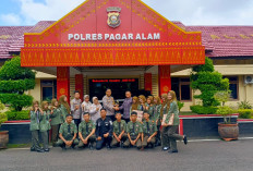 Polres Pagaralam Melepas Siswa Magang SMKN 2 