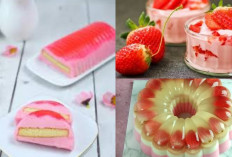 Resep Puding Stroberi isi Biskuit yang Lembut dan Manis, Bikin Ngiler!