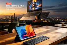 Bisa Jadi Pengganti Laptop, Lenovo IdeaTab Pro Gen 2 Usung Layar 3.5K 144Hz Gratis Bonus Keyboard Penuh