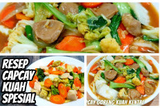 Mudah dan Praktis Gak Pake Lama! Resep Capcay Kuah Kental seperti di Restoran di Rumah