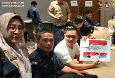 KPU Pagaralam Hadiri Rakor Penyampaian Desain