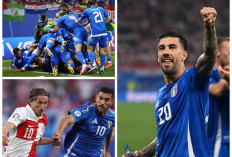 Hasil EURO 2024 - Gol Menit 98, Italia Lolos ke 16 Besar