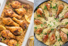 Yuk Kreasikan! Resep Creamy Chicken Mushroom Baked Rice Menggoda Selera