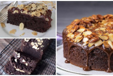 Choco Almond Mud Cake, Perpaduan Sempurna Manis Cokelat dan Gurih Almond