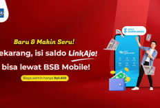 Mudahnya Isi Saldo LinkAja Lewat Channel BSB (Bank SumselBabel) Mobile