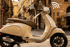 Vespa GTV 278 Cc Resmi Mengaspal: Dibekali Fitur Modern ABS, ASR, dan Keyless yang Lengkap