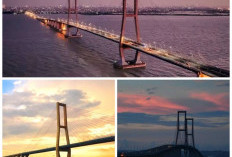 Suramadu. Jembatan Terpanjang di Indonesia yang Jadi Ikon Wisata Selat Madura. Menghubungkan Antar Pulau