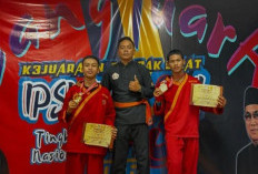 Atlet Tapak Suci SMP Muhammadiyah Pagar Alam Raih Dua Medali Emas