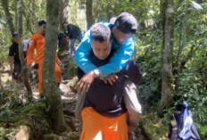  Terpeleset, Pendaki Jatuh dari Ketinggian 6 Meter